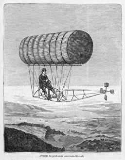 Early Aviation Inventions Prints: RITCHELLs DEVICE 1878