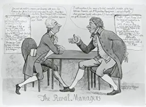 British Political Satire Prints: The rival managers