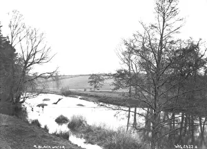 Prints of River Blackwater, Co. Tyrone - a view of a the river. (Location: Northern Ireland; County Tyrone; Caledon). Date: circa early 1900s River Prints: River Blackwater, Co. Tyrone Print - Early 1900s