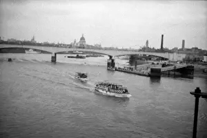 London River Thames Scene Prints: River Thames - 1953