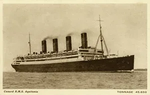 RMS Aquitania - Cunard Ocean Liner RMS Aquitania - Cunard Ocean Liner