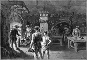 Roasting the baron of beef, Windsor Castle 1887 Roasting the baron of beef, Windsor Castle 1887