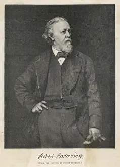 Famous Poets England Prints: Robert Browning Lehmann