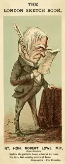 Robert Lowe Viscount Sherbrooke Satirical Print 1874