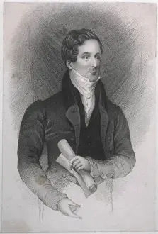 Prints of SIR ROBERT PEEL (THE YOUNGER). British statesman as a young Secretary of State for the Home Department Robert Peel Prints: Robert Peel (The Younger) Print