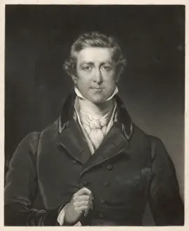 Prints of SIR ROBERT PEEL (THE YOUNGER). British statesman Robert Peel Prints: Print of Sir Robert Peel the Younger