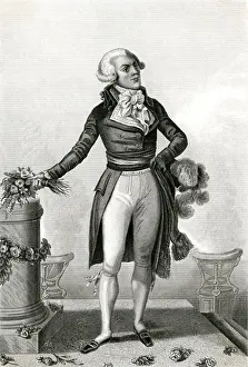 Maximilien Robespierre Print, 18th Century French Statesman