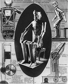 A robot to open an exhibition: the new mechanical man A robot to open an exhibition: the new mechanical man