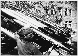 Berlin 1945 Prints: Rockets against Berlin