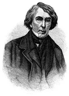Roger B Taney Print - 19th Century Engraving