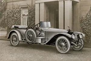 British Motoring History Prints: Rolls Royce Tourer