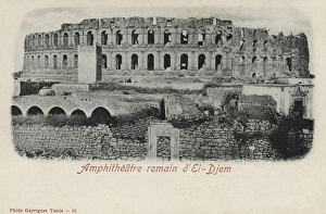 Roman amphitheatre at El Djem, Tunisia Roman amphitheatre at El Djem, Tunisia