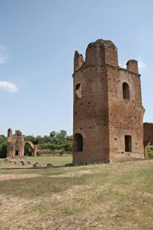 Roman Art. Circus of Maxentius. Rome. Italy Roman Art. Circus of Maxentius. Rome. Italy