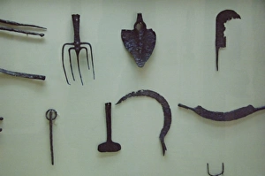 Roman Art. Spain. Agricultural tools Roman Art. Spain. Agricultural tools