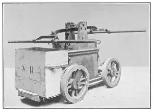 Roman Fire Engine Print: Double-Cylindered Force Pump
