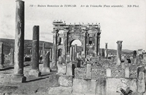Roman site of Timgud - Algeria - Arch of Trajan Roman site of Timgud - Algeria - Arch of Trajan