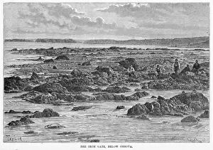 Danube River Print below Orsovas Iron Gate