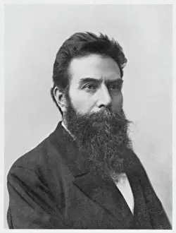 German Physicist Biography Prints: Rontgen Os Maitres