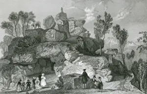Peak District Scenery Prints: Rooter Rocks, Peak District