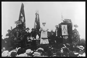 Politician Prints: Rosa Luxemburg Print - German Socialist Leader Giving a Speech