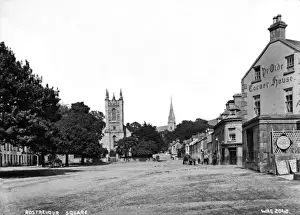 Early 20th Century Print of Rostrevor Square, County Down