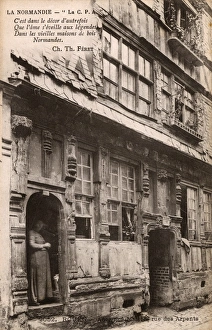 Rouen, France - Ancient House on Rue des Arpents Rouen, France - Ancient House on Rue des Arpents