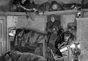 Rough Hospitality in Siberia. A Post-House on the Way to the Rough Hospitality in Siberia. A Post-House on the Way to the