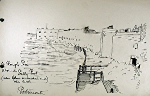 A Rough Sea around Sally Port, Portsmouth A Rough Sea around Sally Port, Portsmouth