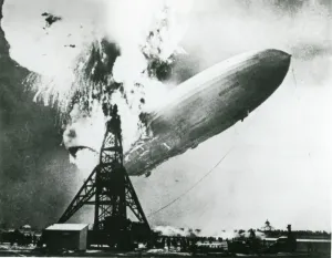 LZ 129 Hindenburg Print: Lakehurst Disaster, 6 May 1937