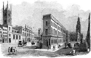 The Royal Exchange and Bank Buildings, London, 1780 The Royal Exchange and Bank Buildings, London, 1780