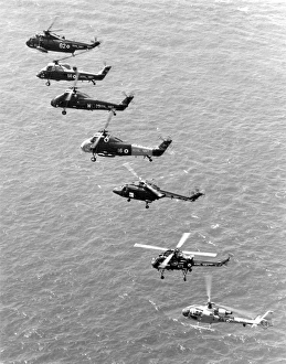 Royal Navy helicopters photographed off Portland Royal Navy helicopters photographed off Portland