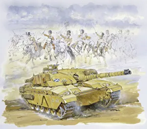 Royal Scots Dragoon Guards & Gulf War Tank Royal Scots Dragoon Guards & Gulf War Tank