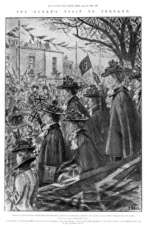 The Royal Visit to Ireland, 1900 - blind women cheer The Royal Visit to Ireland, 1900 - blind women cheer