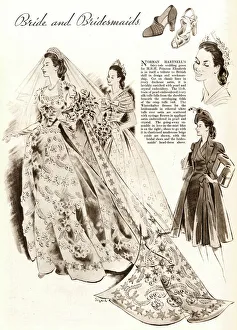 Royal Wedding 1947 - bride and bridesmaid dresses Royal Wedding 1947 - bride and bridesmaid dresses
