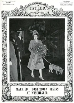 Royal Wedding 1947 - honeymoon begins Royal Wedding 1947 - honeymoon begins