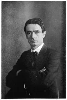 Prints of RUDOLPH STEINER Austrian philosopher, in the 1920s Austria Prints: Rudolph Steiner Print, Austrian Philosopher
