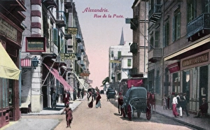 Rue de la Poste in Alexandria, Egypt Rue de la Poste in Alexandria, Egypt