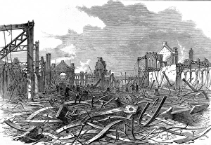 The Ruins of the Alexandra Palace, 1873 The Ruins of the Alexandra Palace, 1873
