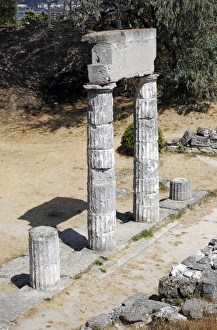 Ruins of ancient Greek city of Panticapaeum. Autonomous Repu Ruins of ancient Greek city of Panticapaeum. Autonomous Repu