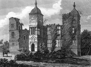 England Prints: Early 17th Century Ruins of Brambletye House Print, 1809