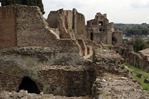 Ruins of some buildings on the Palatine Hill. Rome. Italy Ruins of some buildings on the Palatine Hill. Rome. Italy