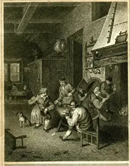 People Enjoying Leisure Time Prints: Rustic Amusement