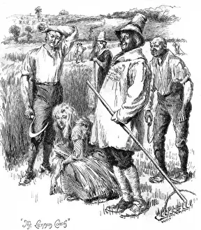 Rural Life In 19th Century Britain Prints: Rustics Working