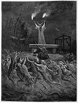 Dance Prints: Horned Devil Presides over Print