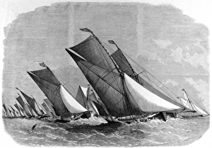 Sailing Barge Match on the Thames, July 1864 Sailing Barge Match on the Thames, July 1864