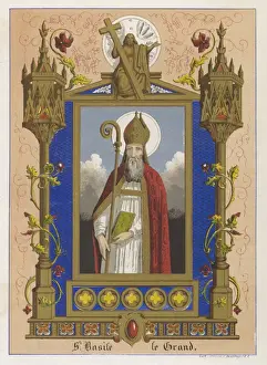 Byzantine Iconography Prints: Saint Basil of Caesarea
