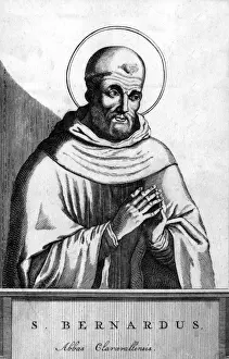 Saint Bernard Of Clairvaux Prints: Saint Bernard of Clairva