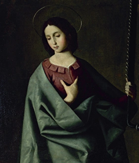 Saint Euphemia by Francisco Zurbaran Saint Euphemia by Francisco Zurbaran