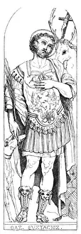 Saint Eustachio Print, Roman General Conversion