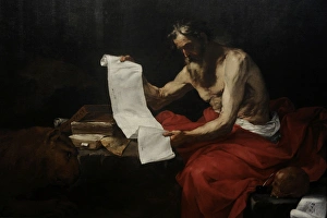 Saint Jerome, 1646, by Jusepe de Ribera (1591-1652) Saint Jerome, 1646, by Jusepe de Ribera (1591-1652)